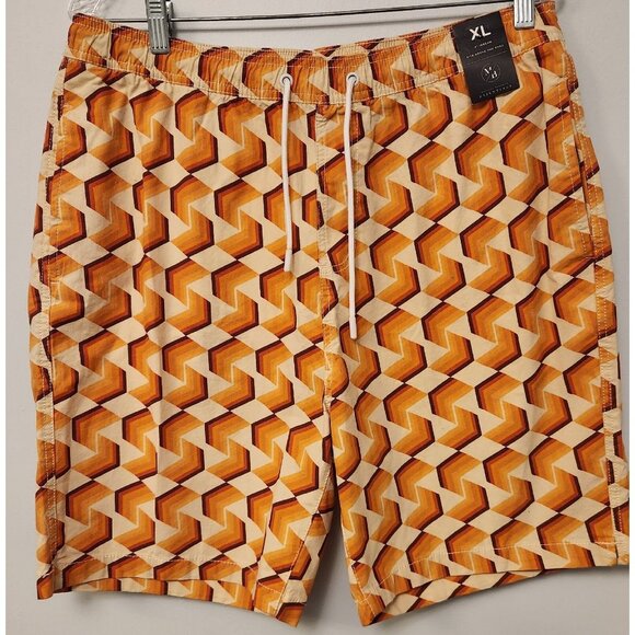 Michael Brandon Essentials Board Shorts Drawstring Above The Knee Mens XL NEW - Picture 3 of 12